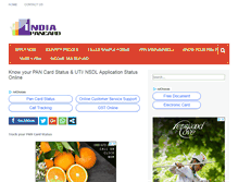 Tablet Screenshot of indiapancard.com